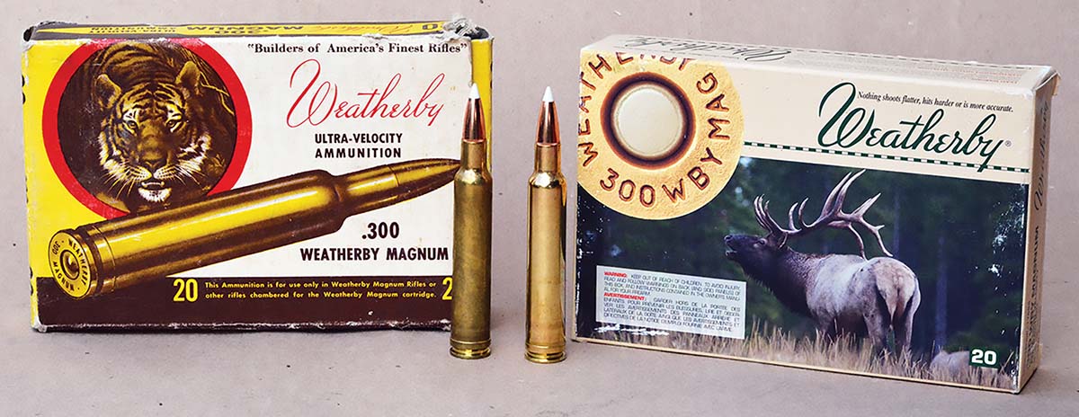 The 300 Weatherby Magnum was developed during World War II and was based on a blown-out 300 H&H Magnum.